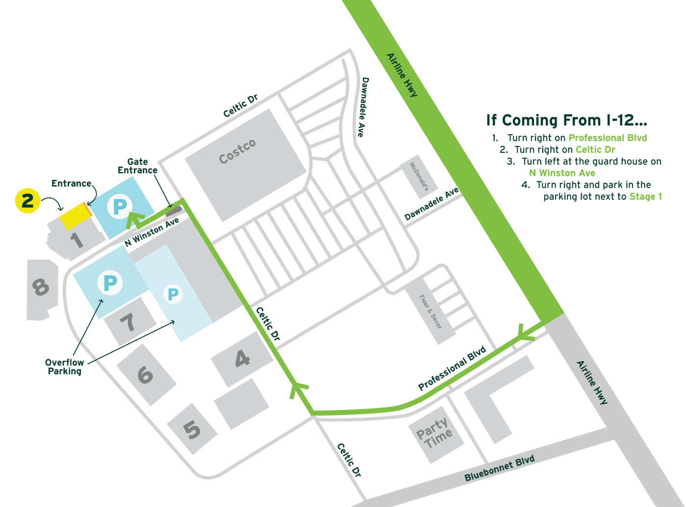 Directions to Event